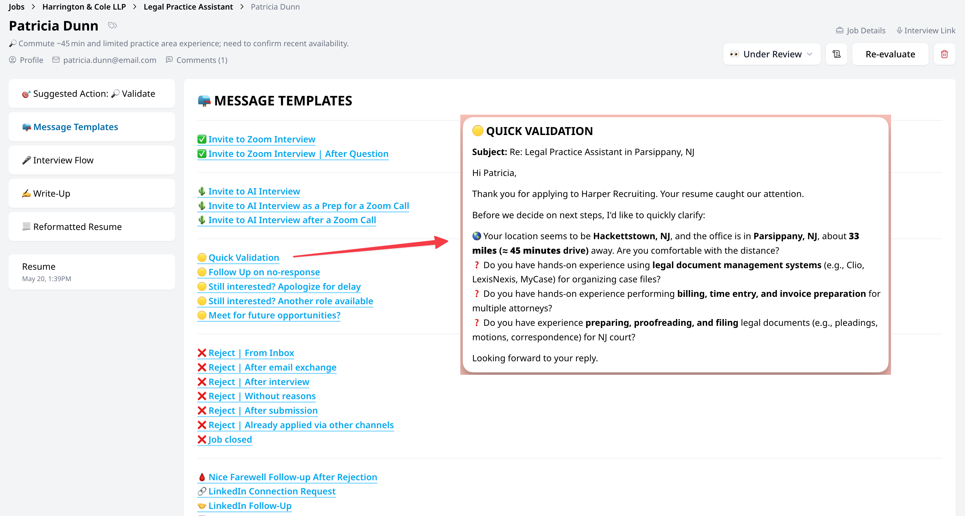 Message Templates